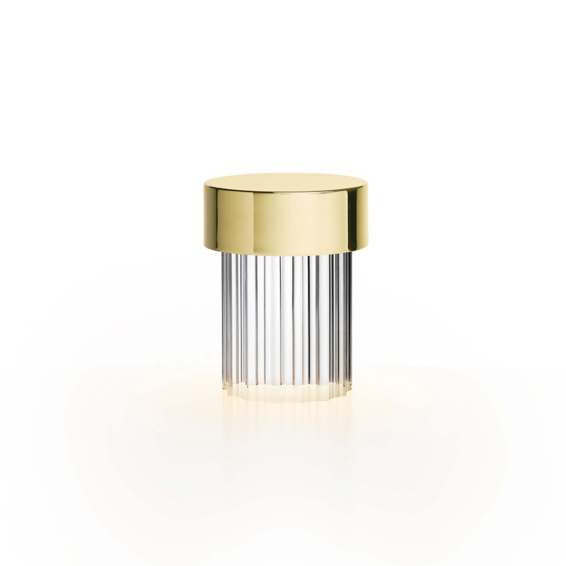 Last Order Fluted Tischlampe, Brass