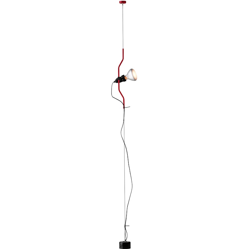 Parentesi Deckenlampe mit Dimmer, Rot