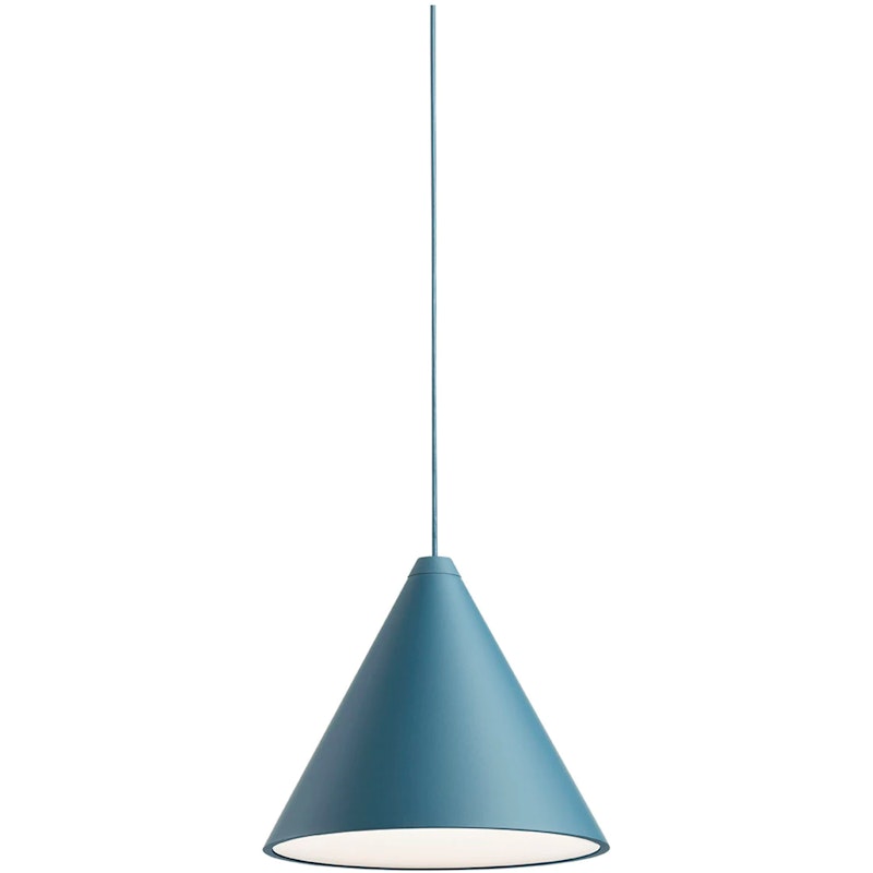 String Light Cone Hängelampe 12M Dimmbar Mit Soft Touch, Blau
