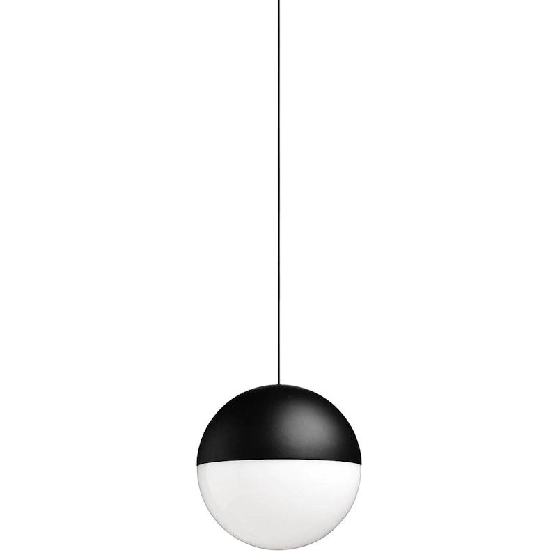 String Light Sphere Hängelampe 12M Dimmbar Mit Casambi Soft Touch, Schwarz