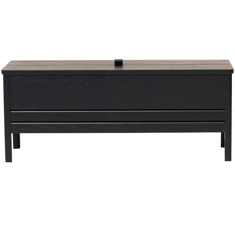 A Line Aufbewahrungsbank 111 cm, Schwarze Eiche