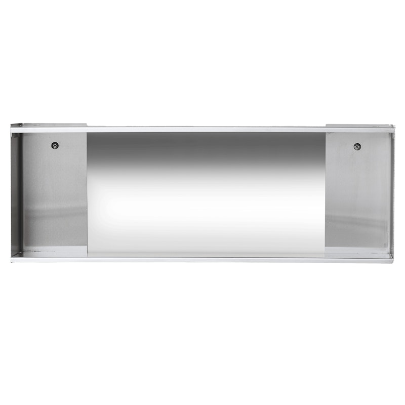 Taper Regal 25x70 cm, Edelstahl