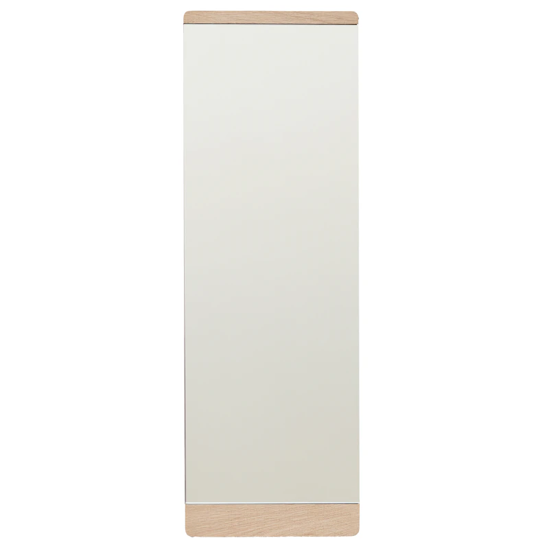 Rim Wandspiegel 35x105 cm, Geölte Eiche Weiß