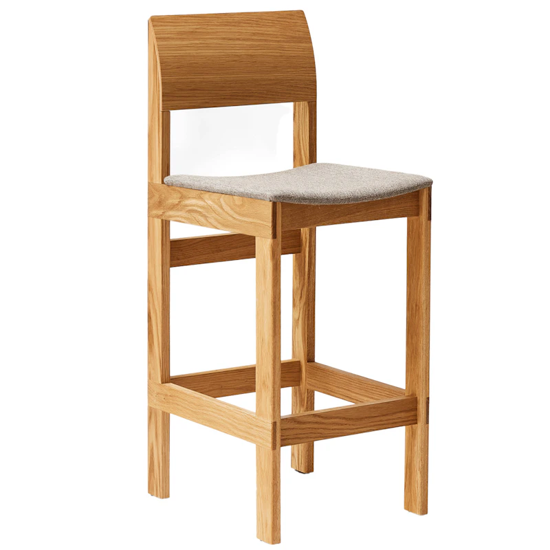 Sonder Barstuhl 65 cm, Eiche / Hallingdal 65