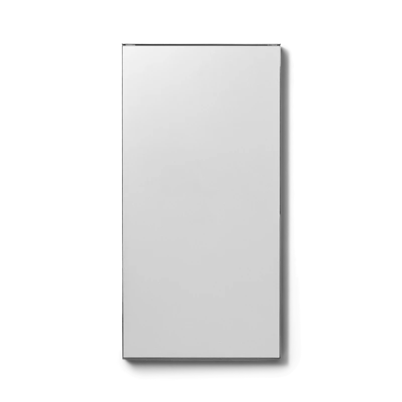 Taper Spiegel Edelstahl, 40x80 cm