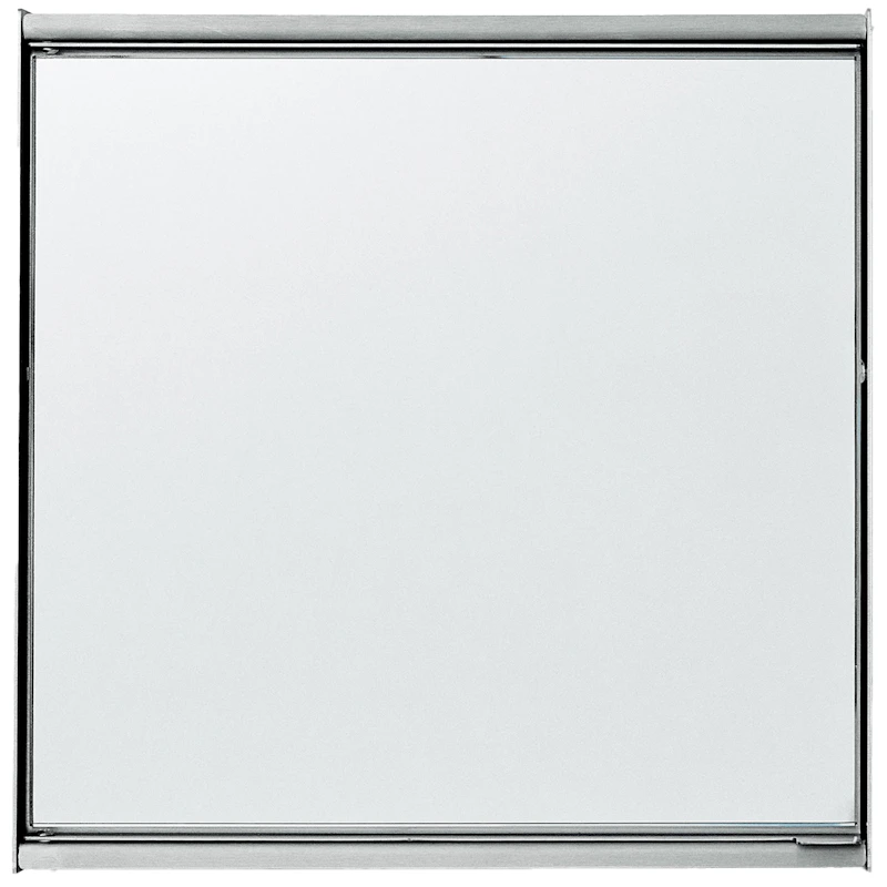 Taper Spiegelschrank 40x40 cm, Edelstahl
