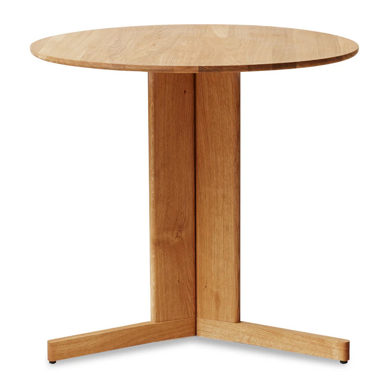 Trefoil Tisch 75 cm, Eiche
