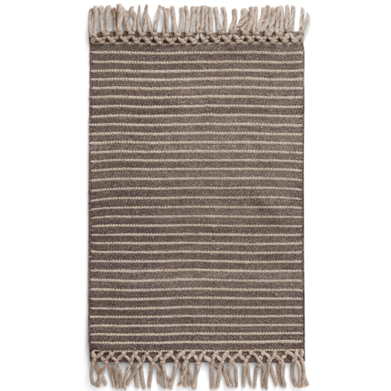 Bold Fringe Teppich 140x200 cm, Taupe