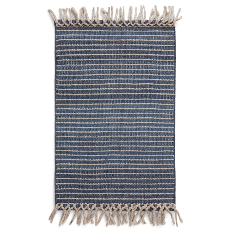 Bold Fringe Teppich 200x300 cm, Dusty Blue