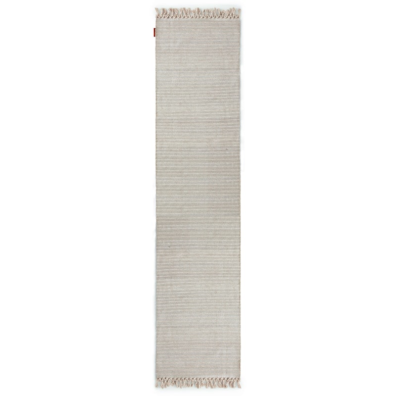 Bold Fringe Teppich 70x300 cm, Ivory