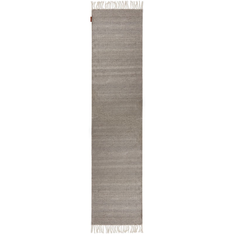 Fringe Teppich 70x300 cm, Grau