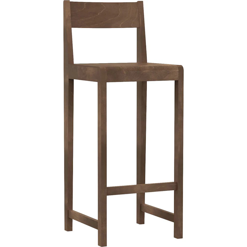 01 Barhocker H76 cm, Dunkelbraun