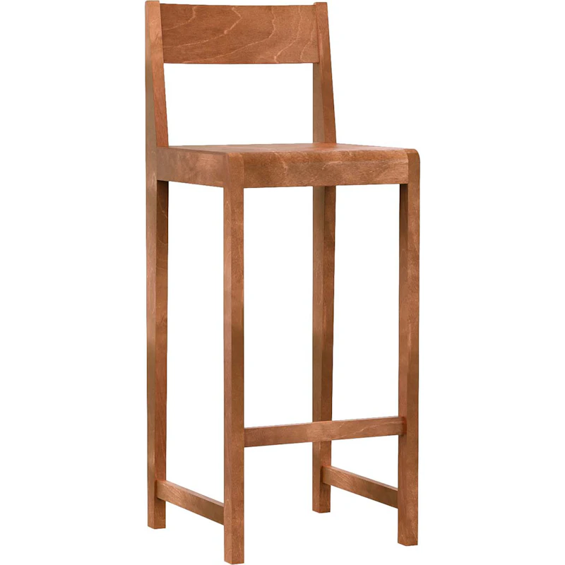 01 Barhocker H76 cm, Warmbraun