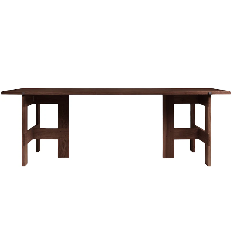 Farmhouse Esstisch L220 cm, Dunkel Gebeizte Eiche