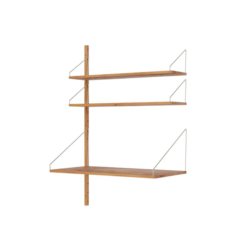 Library Add-On Schreibtischregal 114,8x80 cm, Eiche