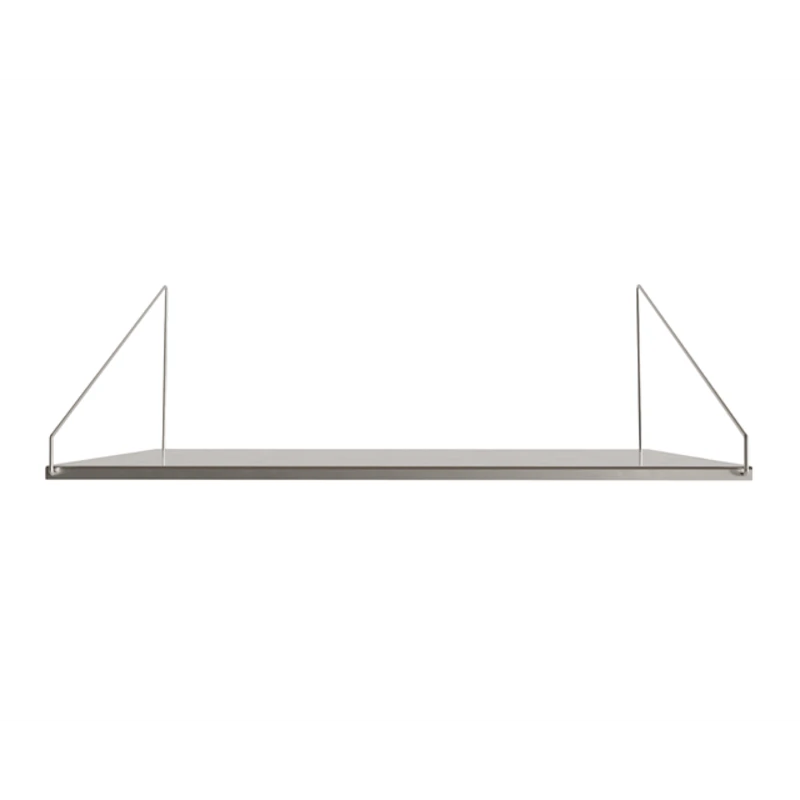 Library Schreibtischregal 40x80 cm, Edelstahl