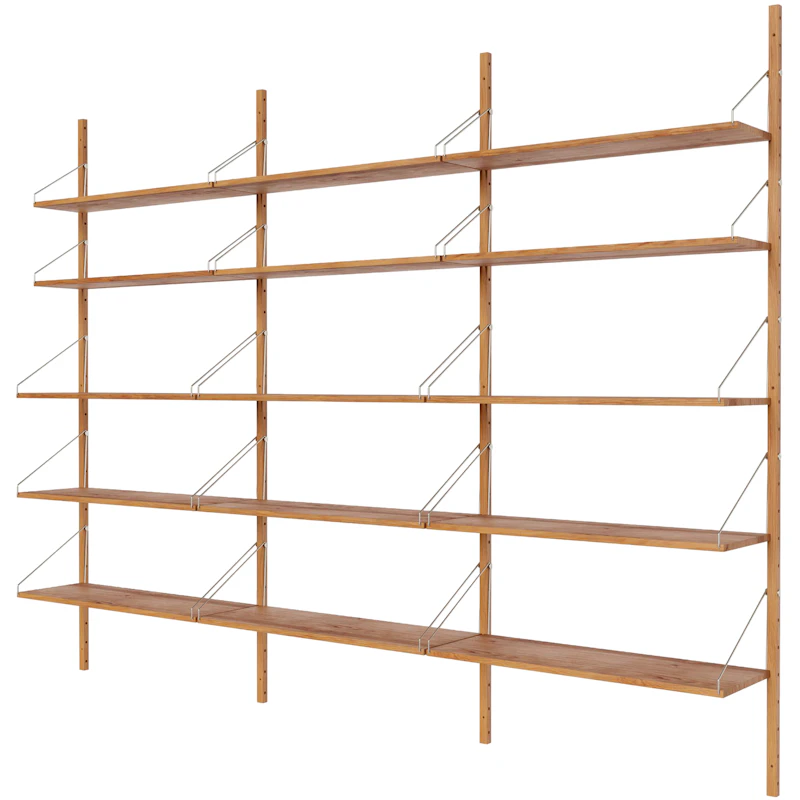 Library Regal 185x245,5 cm, Eiche