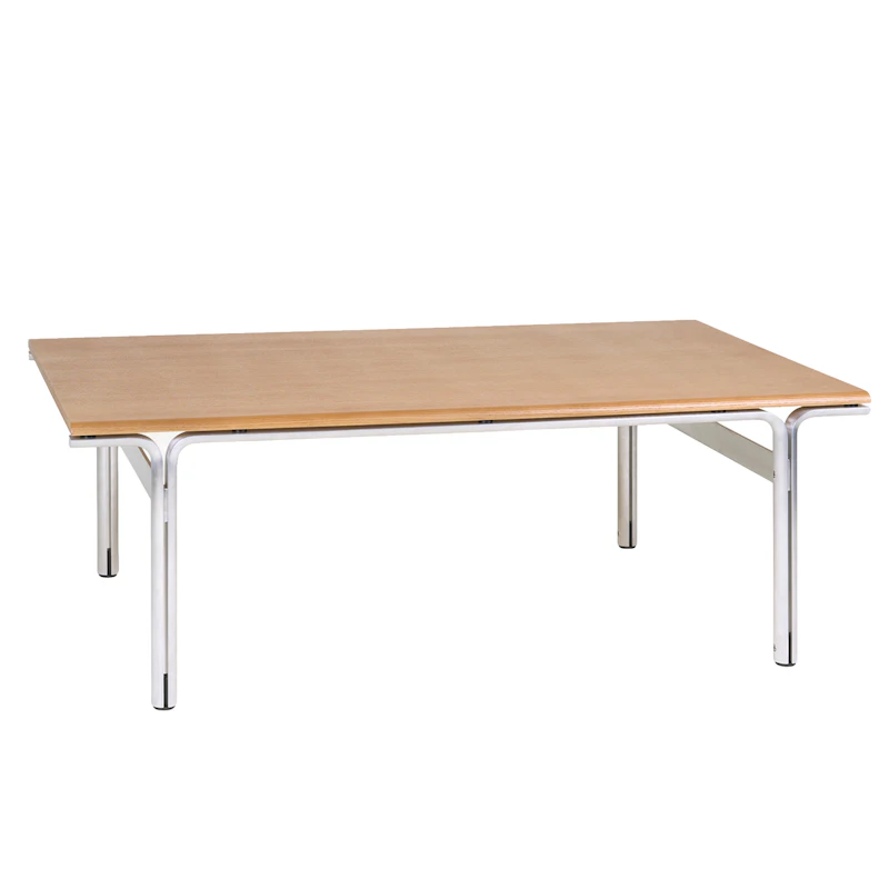 Union Kaffeetisch, Aluminium / Esche