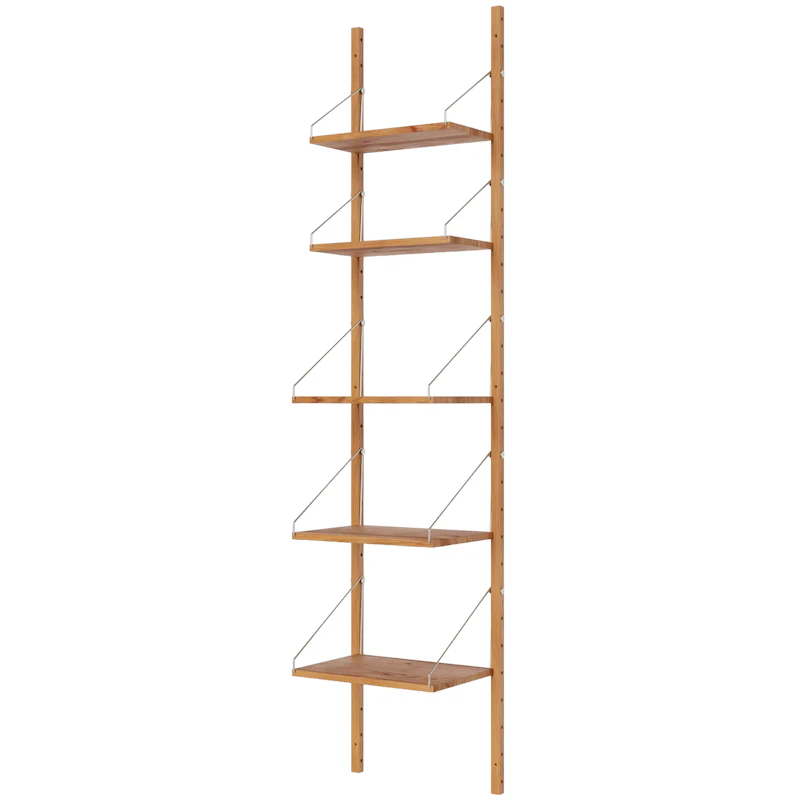 Library Regal 185x43,5 cm, Eiche