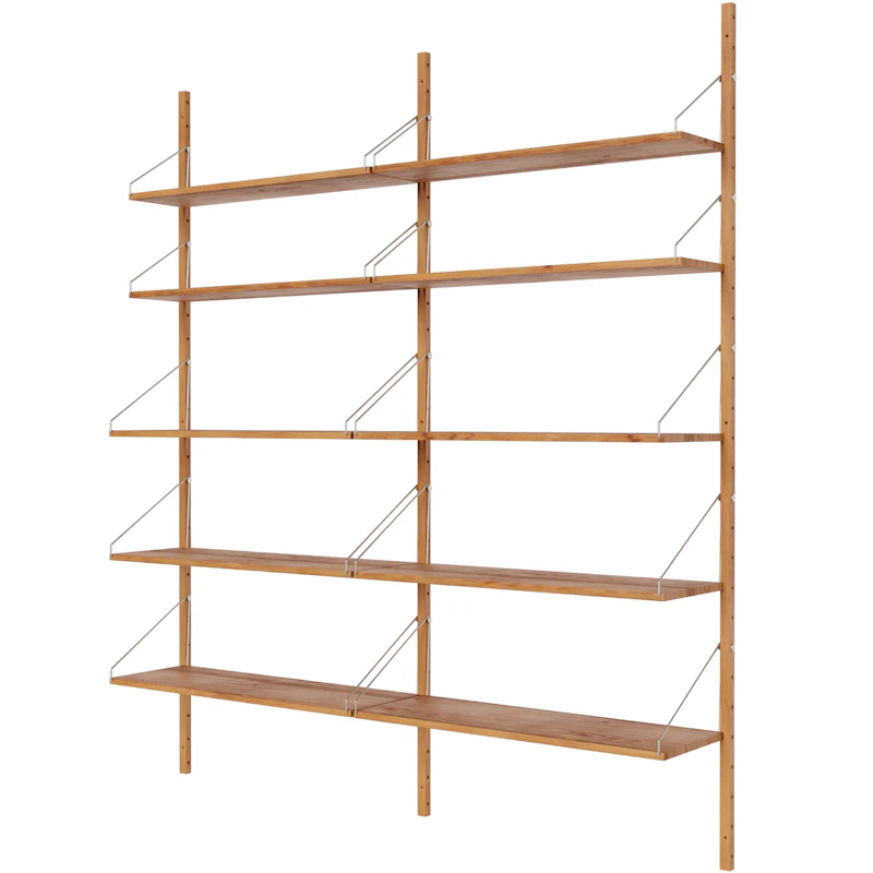 Library Regal 185x164,5 cm, Eiche