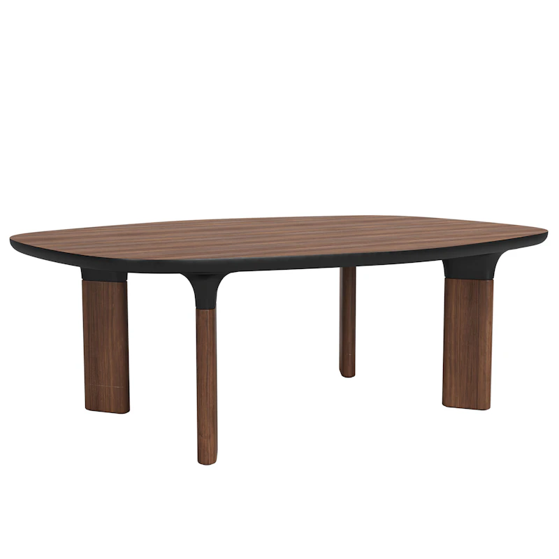 Analog Coffee Table, Black / Walnut