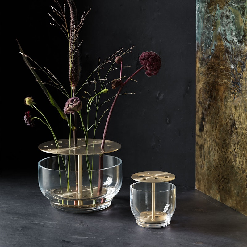 Ikebana Small Vase, Messing von Fritz Hansen | RoyalDesign.de