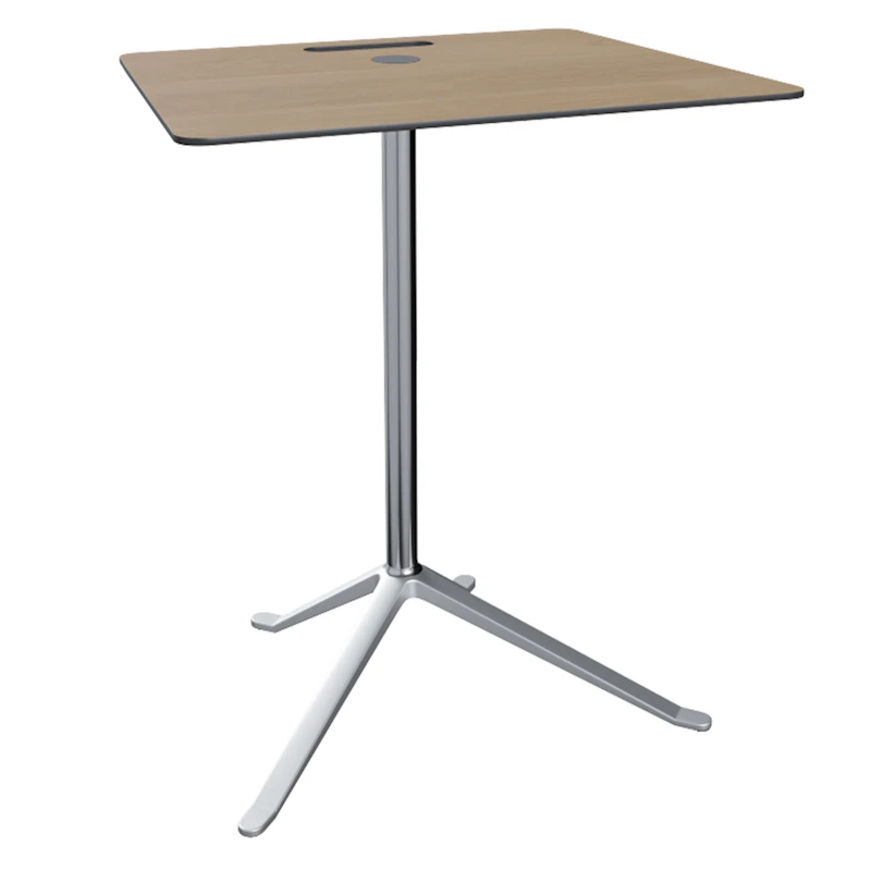 Little Friend KS14 Side Table, Chrome / Oak