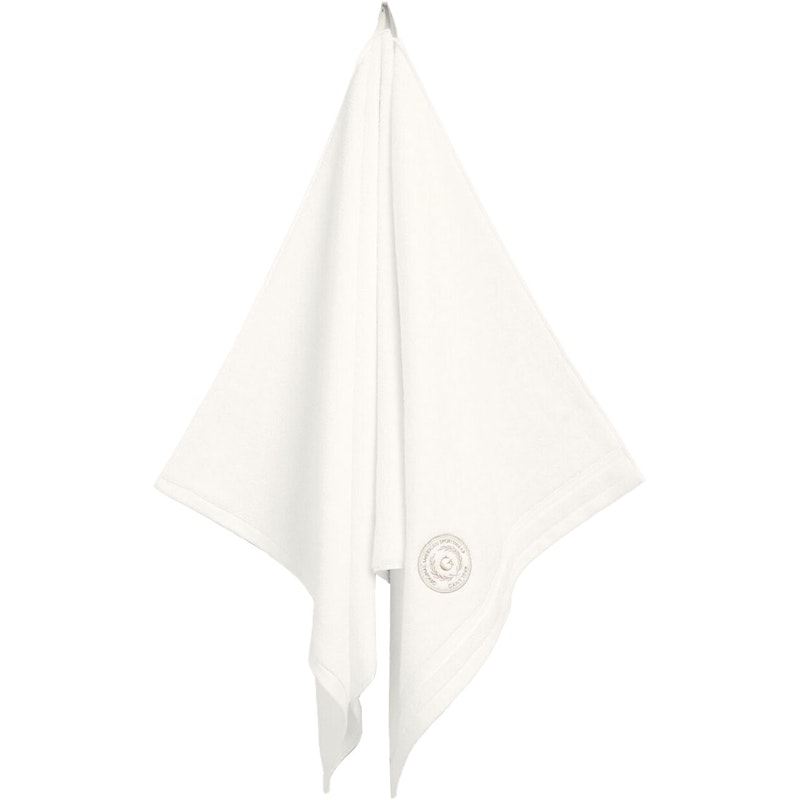 Crest Handtuch 70x140 cm, Weiß