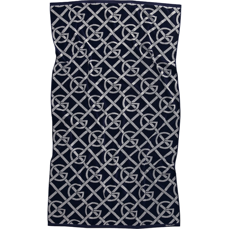 G-Pattern Strandtuch 100x180 cm, Evening Blue