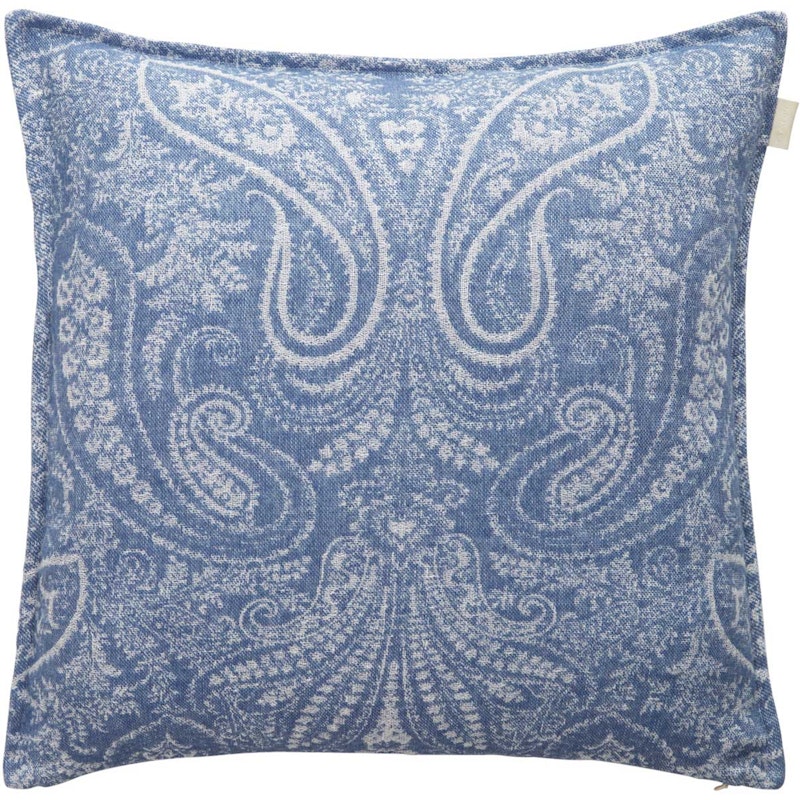 Jacquard Paisley Kissenbezug 50x50 cm, Mid Blue