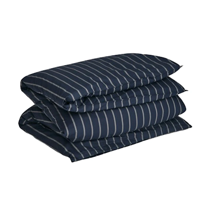 Oxford Stripe Bettbezug, Blau