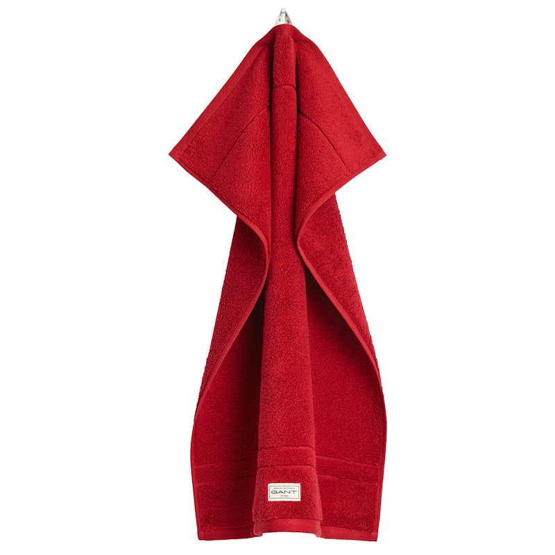 Premium Handtuch 50x70 cm, Dunkelrot