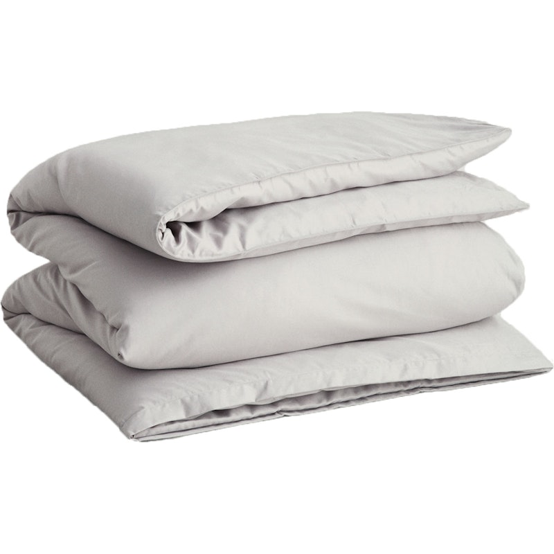 Sateen Single Bettdeckenbezug 140x200 cm, Moon Grey
