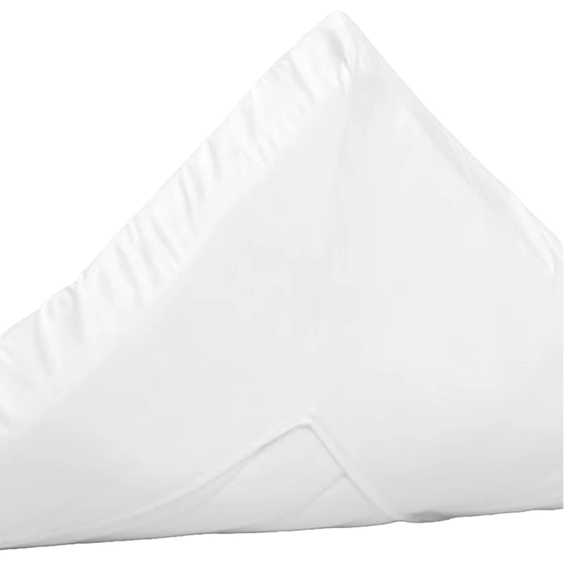 Sateen Spannbetttuch 90x200 cm, Weiß