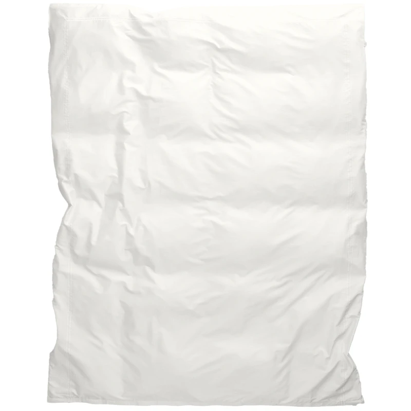 Sateen Stitch Bettbezug 150x210 cm, Weiß