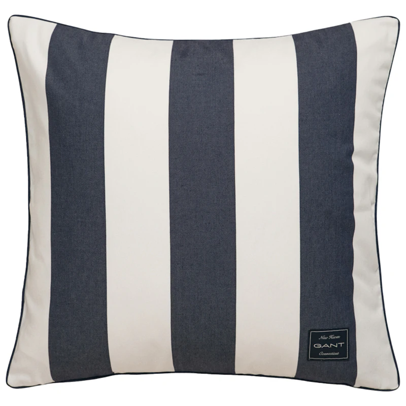 Yacht Stripe Kissen 50x50 cm, Marine