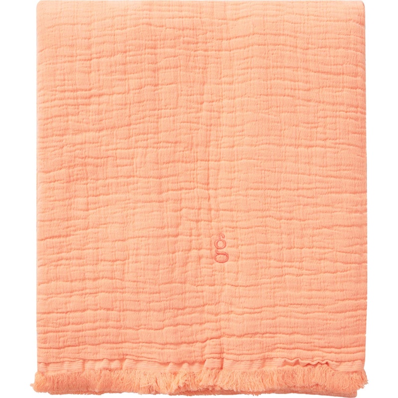 Cotton Mellow Decke S, Coral