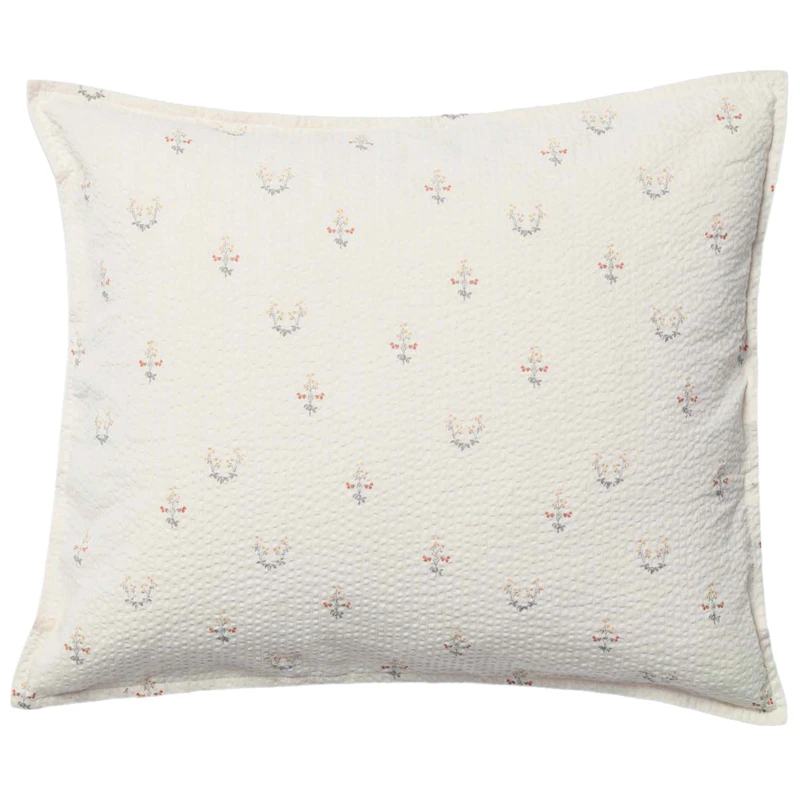 La Fraise Seersucker Pillowcase, 50x60 cm
