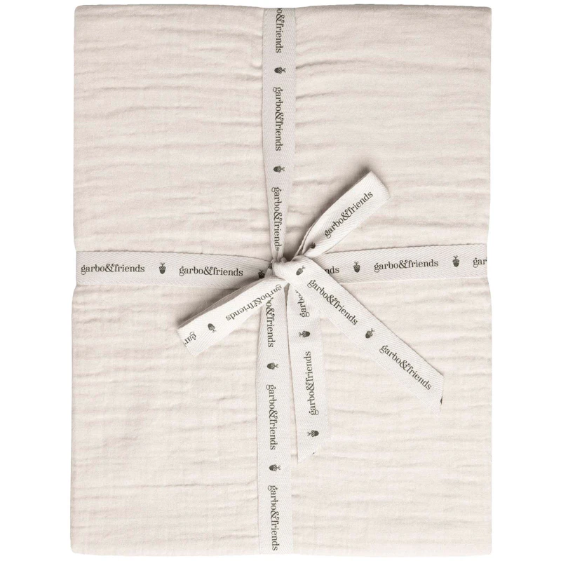 Eggshell Muslin Spannbetttuch Einzeln, 90x200 cm