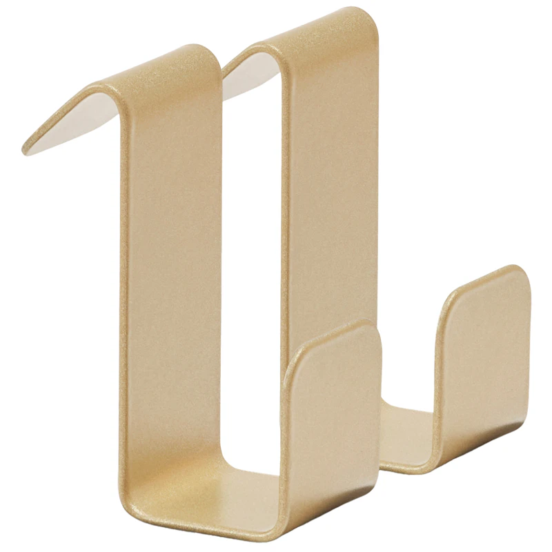 Flex Haken 2-er Set Für Magnetisches Regal, Messing