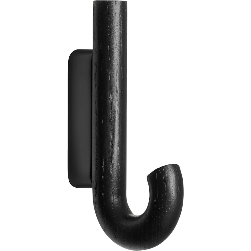 Hook Mini Haken, Schwarze Eiche/Schwarz