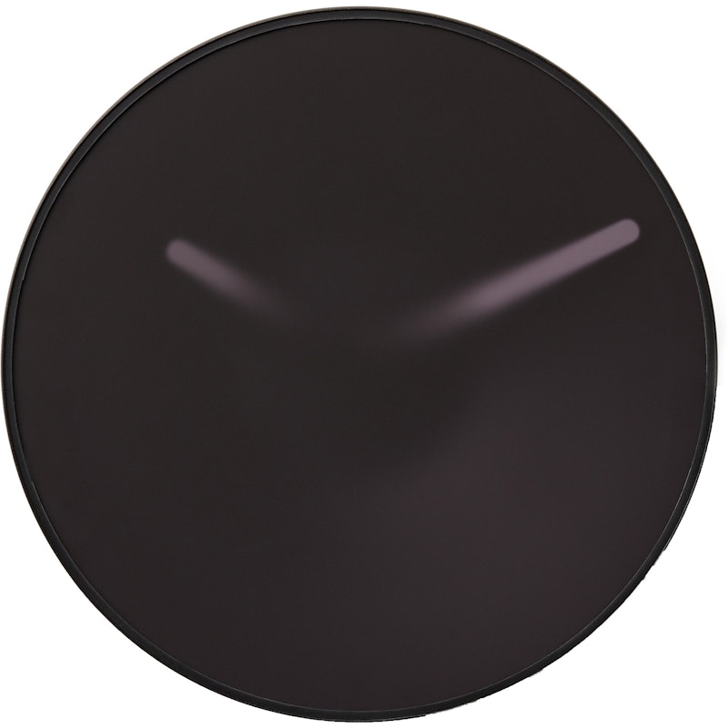 Momentt Wanduhr Ø30 cm, Schwarz