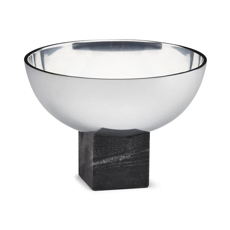 SAPOTO Small Schüssel Ø14 cm, Schwarz/Silber