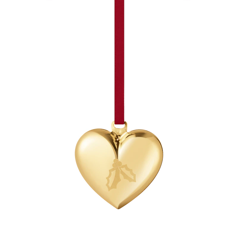 2026 Weihnachts-Herz, Gold