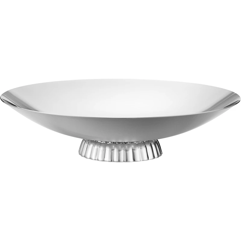 Bernadotte Niedrige Schale Ø34 cm, Edelstahl