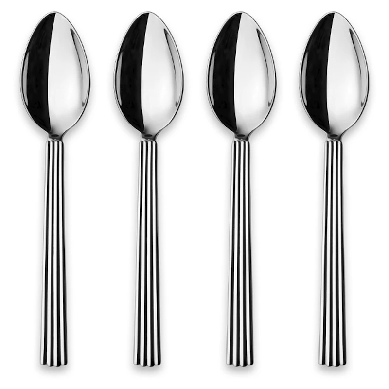 Bernadotte Teelöffel 4-er Set, Edelstahl
