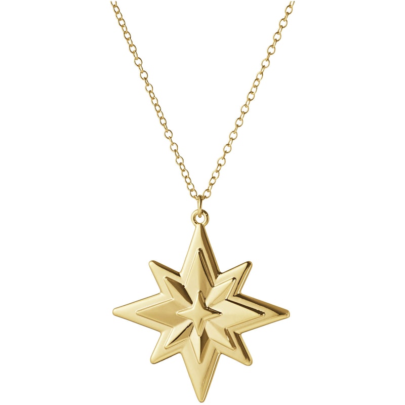 Star Weihnachtsschmuck, Gold Plated