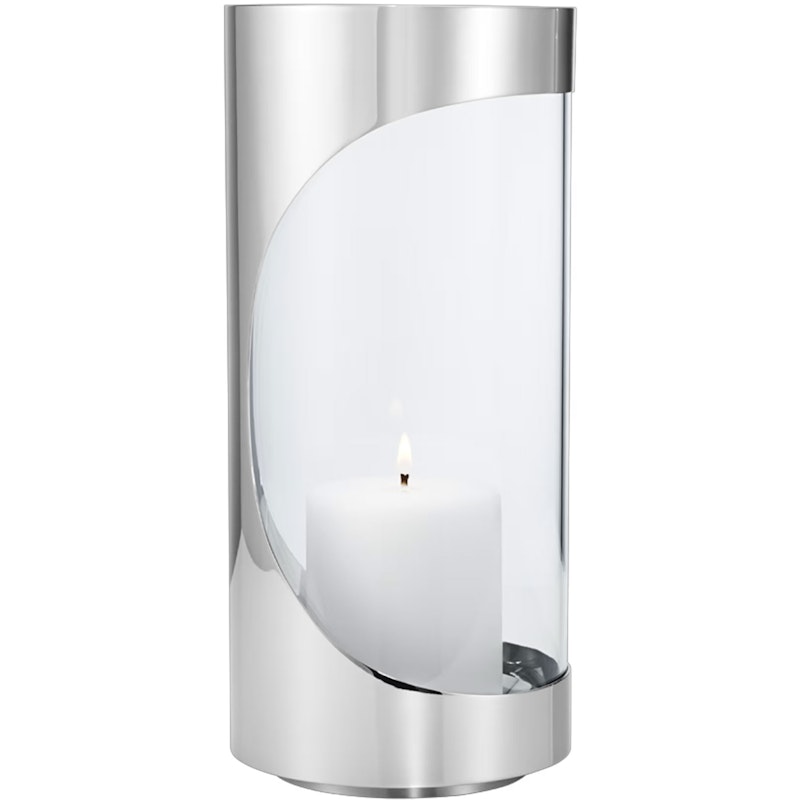 Chrome Teelichthalter Edelstahl, 28 cm