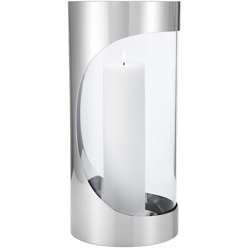 Chrome Teelichthalter Edelstahl, 33 cm