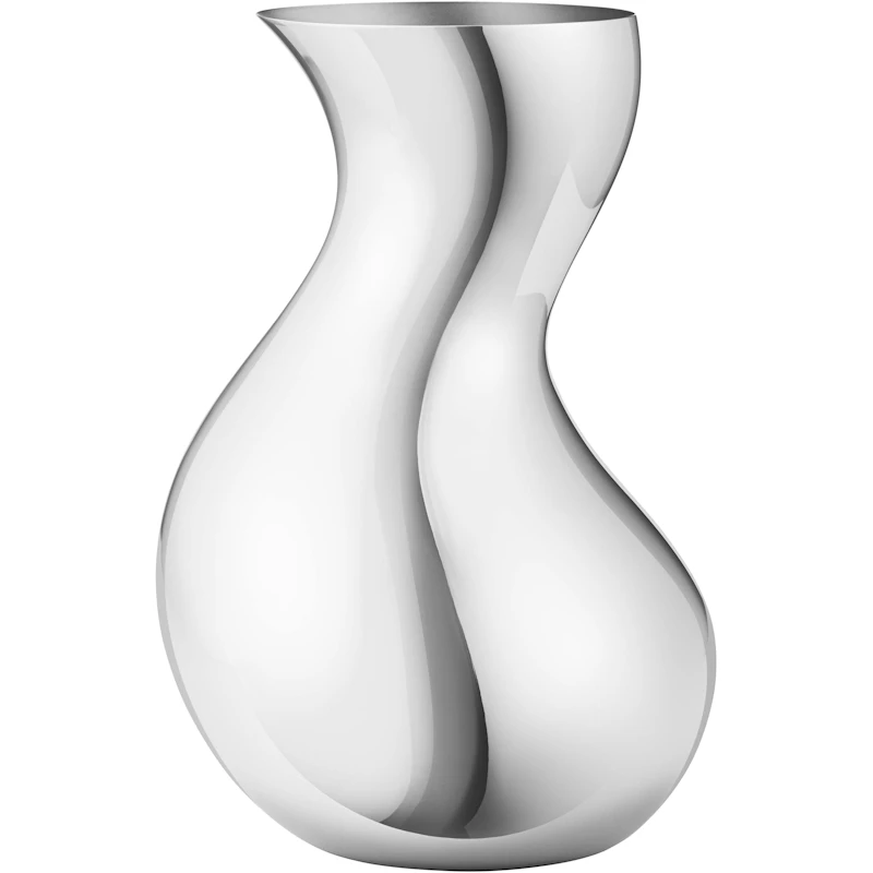 Cobra Vase Mittlerer, Edelstahl